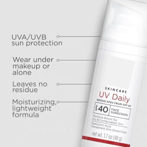 Image of UV Daily SPF 40 Face Sunscreen Moisturizer with Zinc Oxide, Daily Face Moisturizer with SPF, Sunscreen