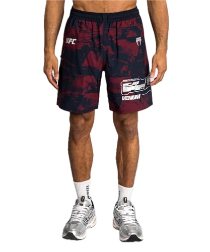 Venum UFC Zenith pour Homme Bleu Marine-Bordeaux-Argent Authentic Fight Week Short de Performance - XL