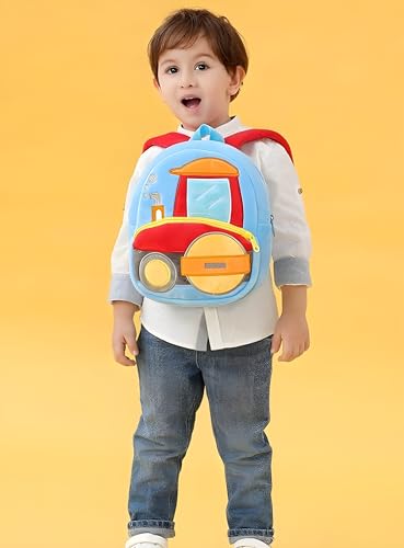Image of Delicado Backpack for Kids, Cute Small Toddler Preschool Backpack Plush Cartoon Mini Bag for Children Nursery /School /Picnic /Travelling Bag for Baby Boy /Girl Age 1-5 Years