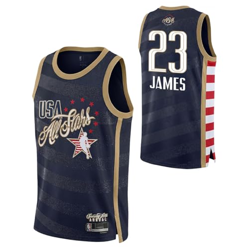 Outerstuff Lebron James #23 Youth Boys All-Star Game Swingman Player Jersey (Navy Youth Large-14/16)