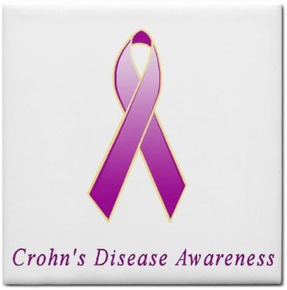 Amazon.com: Crohn's Disease Awareness Ribbon Tile Trivet: Home & Kitchen