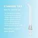 Replacement Heads for Onlyone Water Flosser, Only Compatible Onlyone FC5090 Water Flosser Replacement Tips Oral Irrigator Jet Tip(5 Tips Combo)
