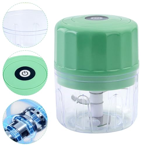 Hachoir à ail électrique pour oignon gingembre et viande avec mini robot USB de cuisine - 8