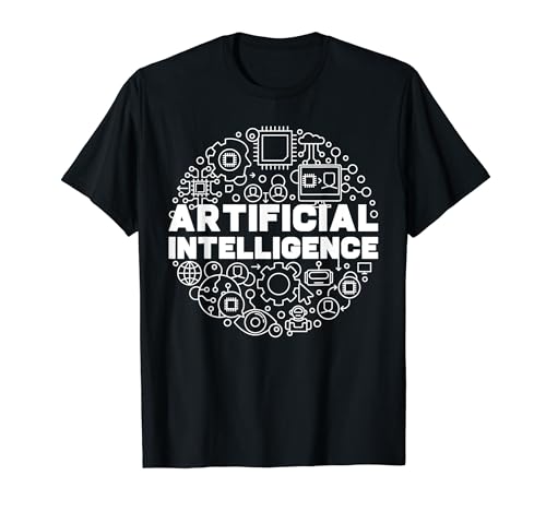 Inteligencia Artificial AI Aprendizaje profundo Ciencias de la Com Camiseta