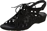 ara Women's Liv Sandal,Black Satinocalf,6.5 M US