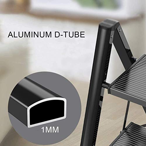 Escalera multiusos con peldaños de plataforma ancha para hogar 4