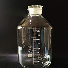 MAA 20000ml / 20L Boro3.3 Glass Graduated Reagent Bottle,Wide Ground Glass Mouth