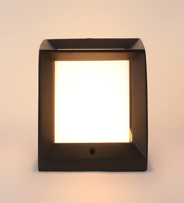 Image of ELIANTE Grey Metal Gate Light - 2408-MED | 3 Years Warranty | Free - LED LAMP