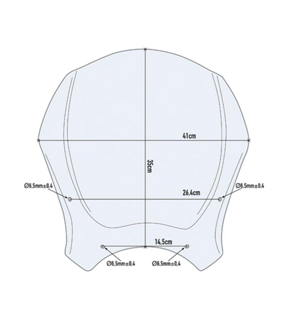 GIVI CUPOLINO UNIVERSALE FUME'