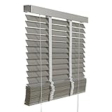 Cassette en métal avec façade en bois véritable et décor assorti