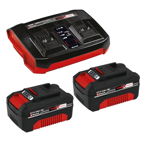 Einhell - Kit Carregador Duplo 2X 4AH - PXC TwinCharger Bivolt