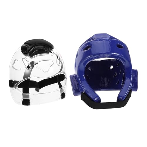 Casque de karaté enfant en mousse haute densité et protection faciale solide