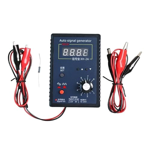 F7X3K0Z Portable Auto Vehicle Signal Generator Car Sensor and Crankshaft Position Sensor Signal Simulator Meter 2Hz to 8KHz 12-24V