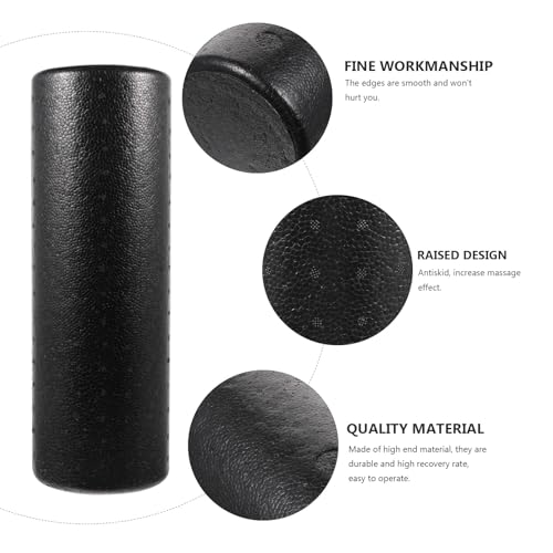 Rodillo de espuma de alta densidad de 15 x 45 cm para masaje muscular, liberación miofascial profunda y fitness miniatura 4