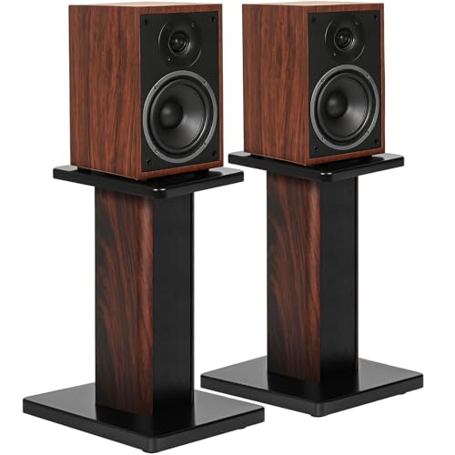 Supports de haut-parleurs en bois haute densité avec cavité pour sable