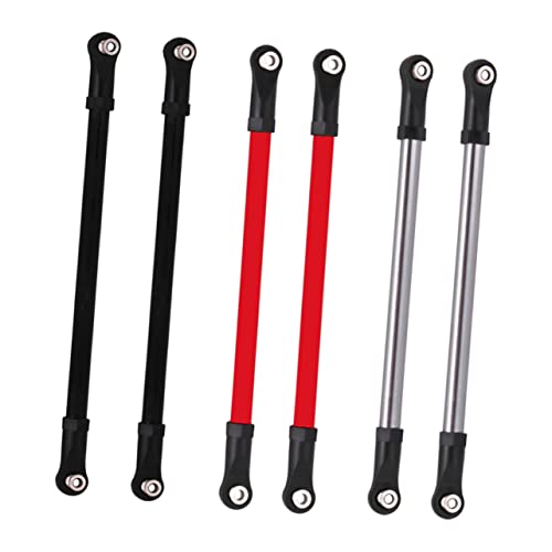 Barra de tracción resistente de aluminio Mobestech para coche de modelo con suspensión reforzada