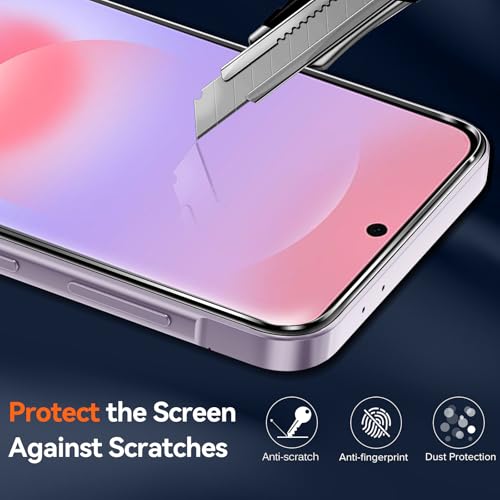 ivoler Nie Vergilbung Klar Hülle für Samsung Galaxy A37 5G mit Stoßfest Schutzecken,1 Handyhülle mit 2 Stück Panzer Schutz Glas, [Militärischer Schutz] Transparent Schutzhülle Dünn Durchsichtige Case
