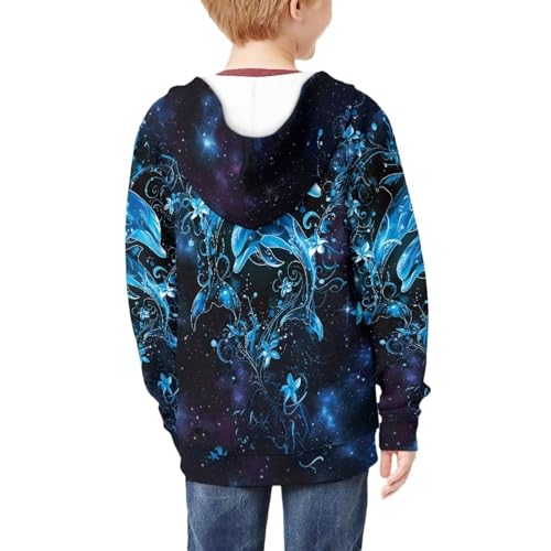 Boys Zip Up Hoodie Lightweight Boys Sweater Casual Long Sleeve Pullover Fall Jacket2