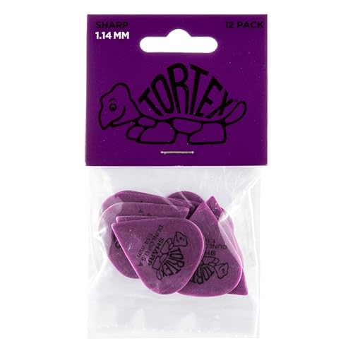 Dunlop 412P1.14 Sharp Picks 1,14 mm - Plektren Set