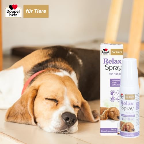 Doppelherz Relax Spray für Hunde - Umgebungsspray für mehr Wohlbefinden - geruchsneutral - 90 ml