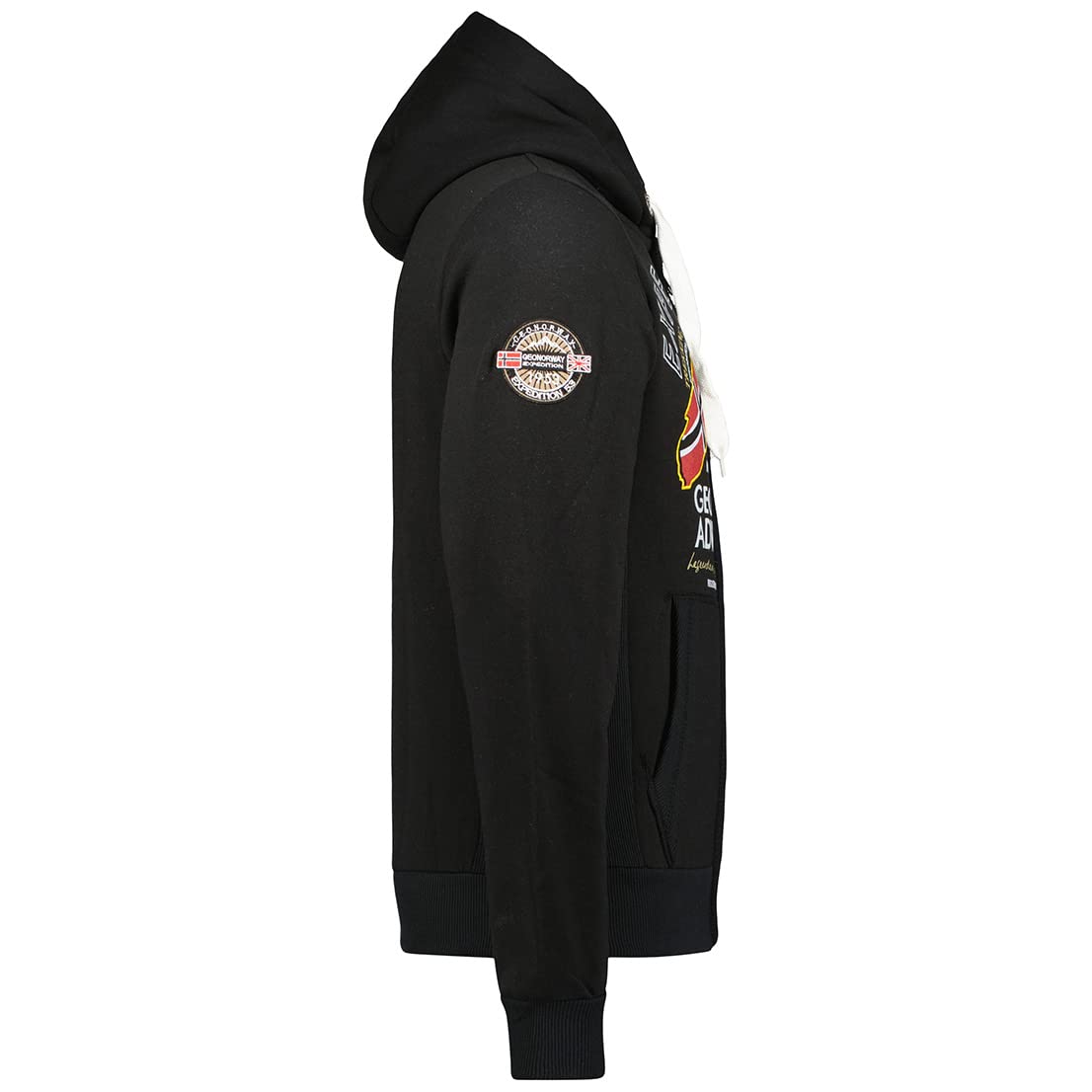 Geographical Norway Flepto Men - Sweat À Capuche Et Poche Kangourou pour Homme - Sweats Shirts À Logo pour Homme - Sweat Shirt Hoody Manches Longues