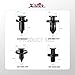 Xislet 121pcs Plastic Rivets Clips 7mm 8mm 9mm 10mm Compatible with Subaru Bumper Fender Retainers Replace 90914-0007 90914-0065 90914-0051 Included Removal Tool