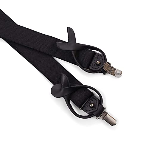 Image of Tommy Hilfiger Men's 32mm Suspender With Convertible Clip, Button End and Strap