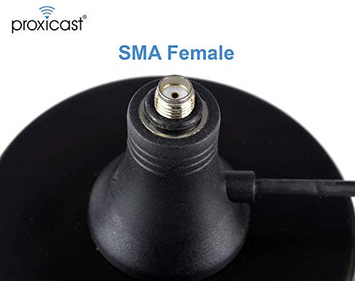 Proxicast Premium Extra Large 3-Inch Magnetic Antenna Base (Sma Jack/Sma Plug) - 6.5 Foot Coax Lead - For 4G / Lte Cellular, Ham, Ads-B, Gps Antennas (Ant-120-Mb3) #TOP1
