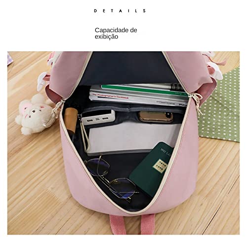 NUTOT kit mochila feminina, mochila para notebook feminina,bolsa de ombro feminina,estojo escolar bo