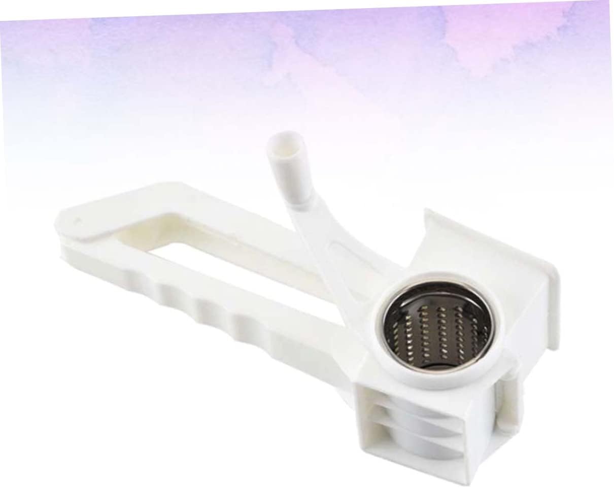 Ciieeo Rotary Cheese Shredder Cheese Grater Stainless Steel Blades Easy to Clean Nuts Fruits Carrots Potatoes