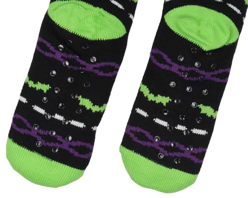 Bioworld The Nightmare Before Christmas Jack Skellington Adult Thick Sherpa Lined Home Thick Slipper Socks With Non-Slip Sole For Women or Men4