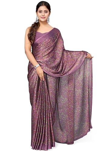 Image of MIRCHI FASHION Women's Ready to Wear 1 Minute Drape Chiffon Printed Saree with Blouse Piece
