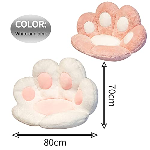 Coussin de sol patte de chat en peluche, cadeau mignon pour la maison