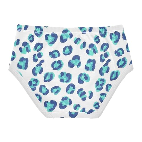 Toddlers Underwear Floral 2t Cotton Cute Panties Girl Animal Underpants Briefs Blue Green Leopard Spots White2