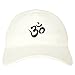 Kings Of NY Om Ohm Symbol Dad Hat Baseball Cap White
