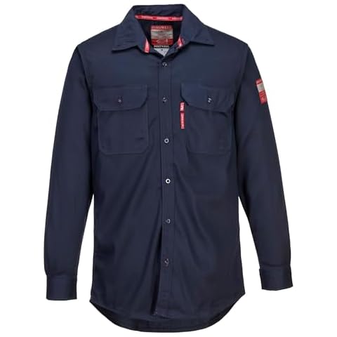Portwest FR89 Chemise Bleu Marine Cover