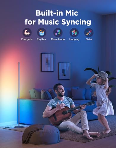 Image of Govee RGBIC Floor Lamp Basic, 1000lm LED Corner Lamp
