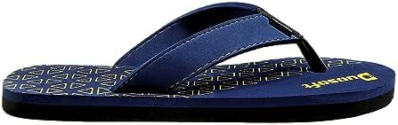 Doctor Walk Flip Flops with Triangle Pattern, Black and White, Comfortable Beach Slippers for Men's