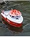 SOWOFA RC Jet Boat 4CH Lake Swimming Pool RTR Remote Control Boat Port Tugboat 8km/h 2.4GHz/Orange (Dual Battery)