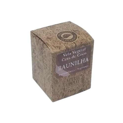 Vela Aromática Vegetal - Baunilha - Natural Company