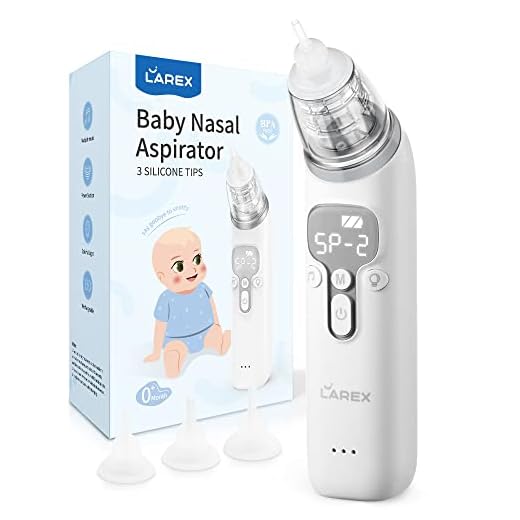 Baby Nose Sucker,Nasal Aspirator for Baby,Nasal Aspirator for Toddler,Electric Baby Nose Suction-Rechargable,3 Levels Power Suction,Music and Light Soothing Function