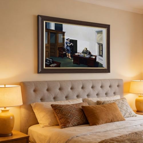 Impression sur toile de qualité supérieure Office at Night Hopper grand format
