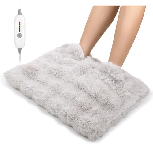Electric Foot Warmer Luxury Faux Fur Heating Pad