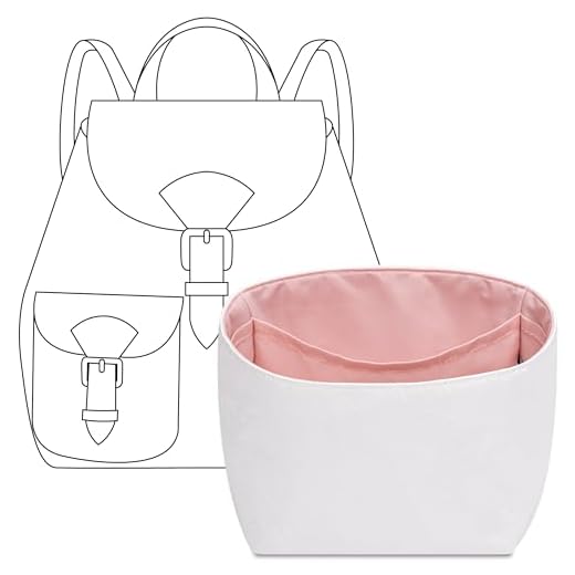 A flower backpack FANJI Project Bag Organizer Insert