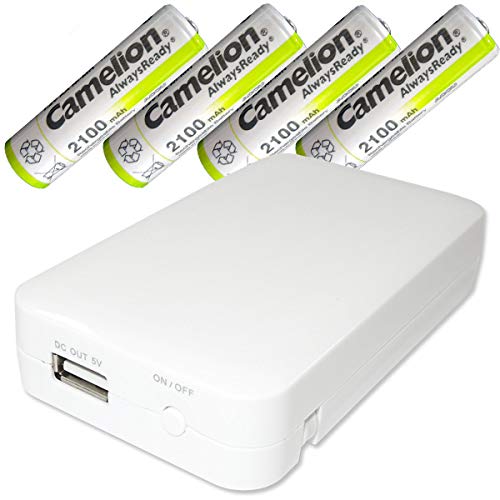 Amazon | 一台二役 スマホの充電とニッケル水素充電池の充電ができる