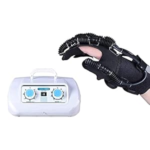 CTXDLK Finger Rehabilitation Training Device Rehabilitation Robot Finger Gloves, Flexion and Extension Exercise Gloves Assistive Equipment Finger Flexion Correction (Left L)
