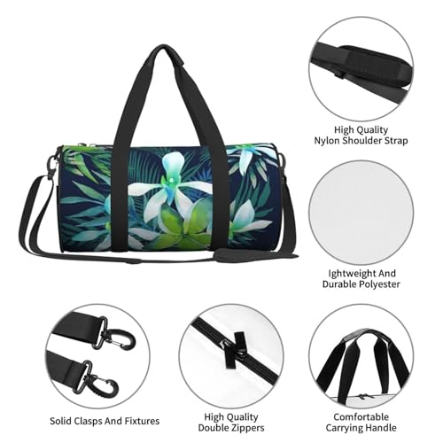 Sac de voyage fleurs tropicales grand format pour voyager sans encombre - 5