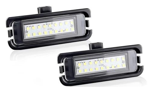 Lámpara luz matrícula para Ford para Mustang 2015-2019 luces traseras matrícula LED blanca