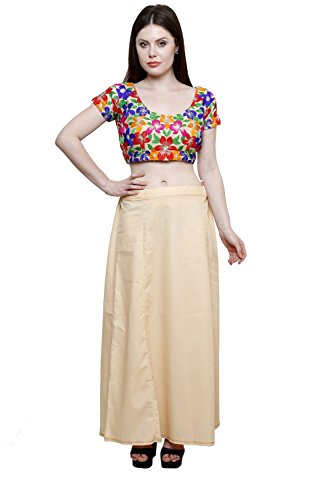Image of Pistaa combo of 3 Women's Cotton Best Indian Readymade Inskirt Saree petticoats