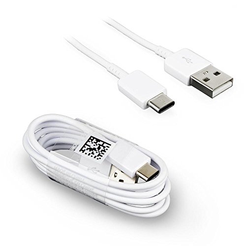 Samsung Cabo de carregamento de dados USB-C para Galaxy S9/S9+/Note 9/S8/S8+ - Branco - EP-DG950CWE-